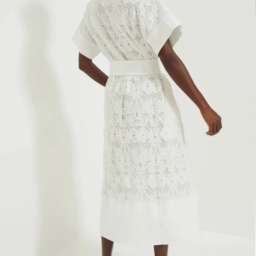 Tuckernuck White Eyelet Lace Prescott Dress - Picture 5 of 10